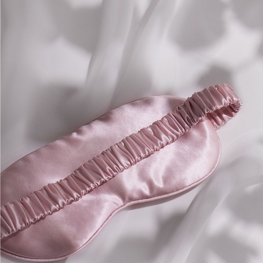 Shabby chic satin silk eye mask NWOT - Picture 9 of 10